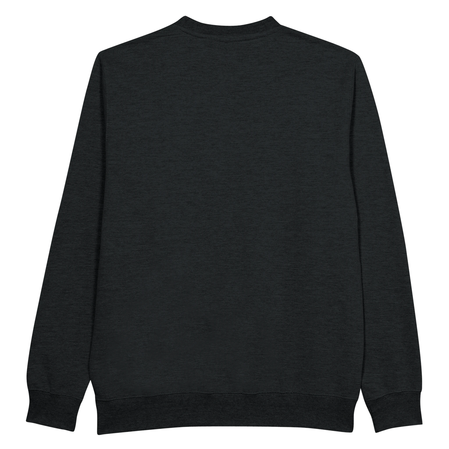 Sweat-shirt chrétien femme brodé « Ichthus » noir dos