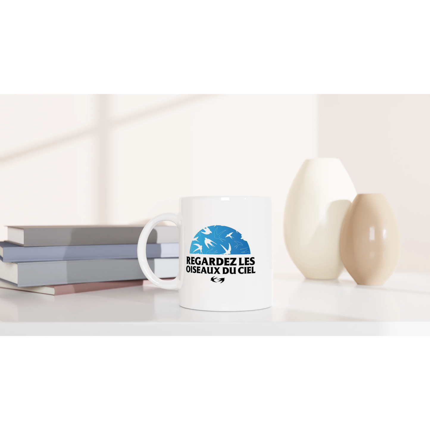 Mug chrétien « Matthieu 6:26 » bureau
