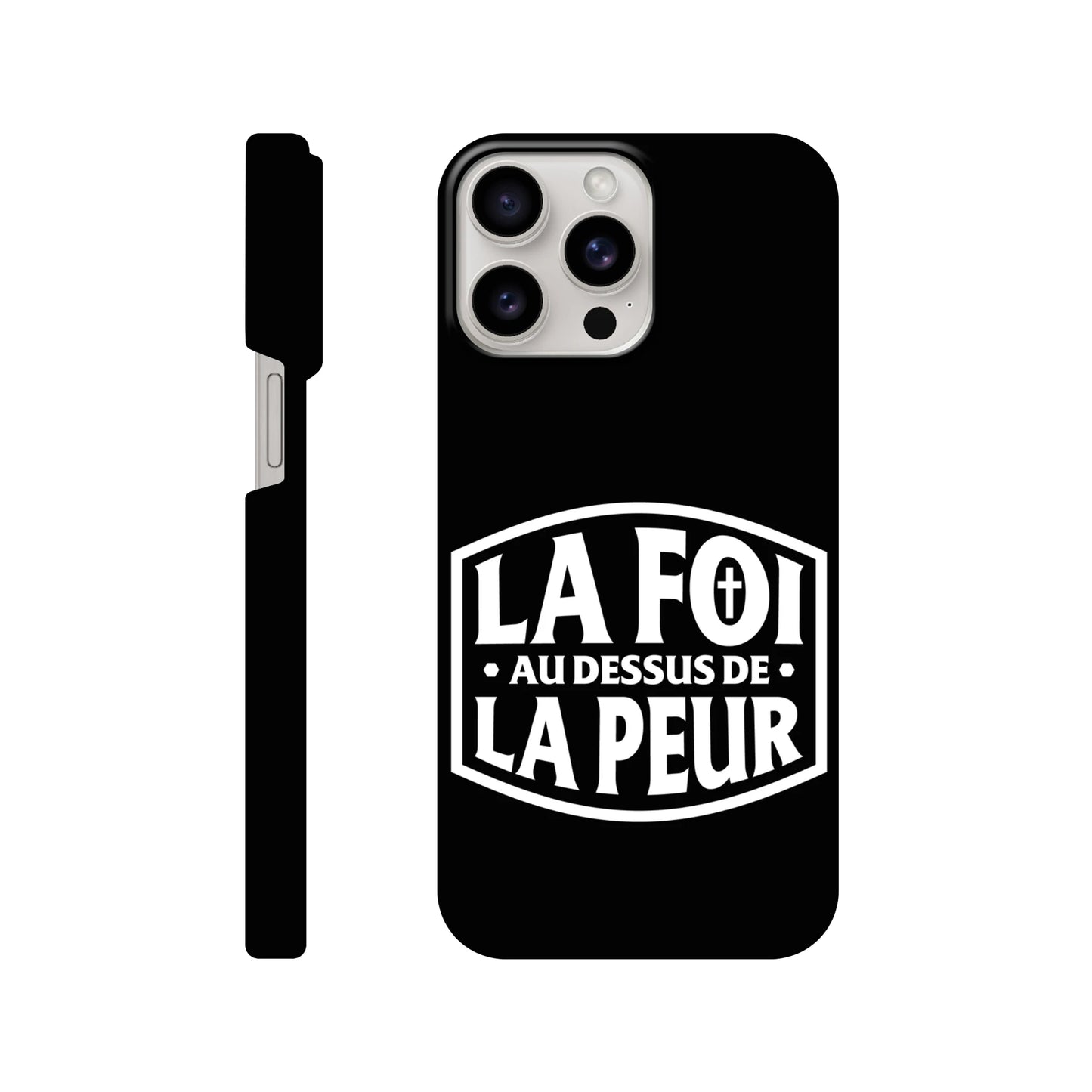 Coque iPhone chrétienne Slim « 2 Timothée 1:7 »