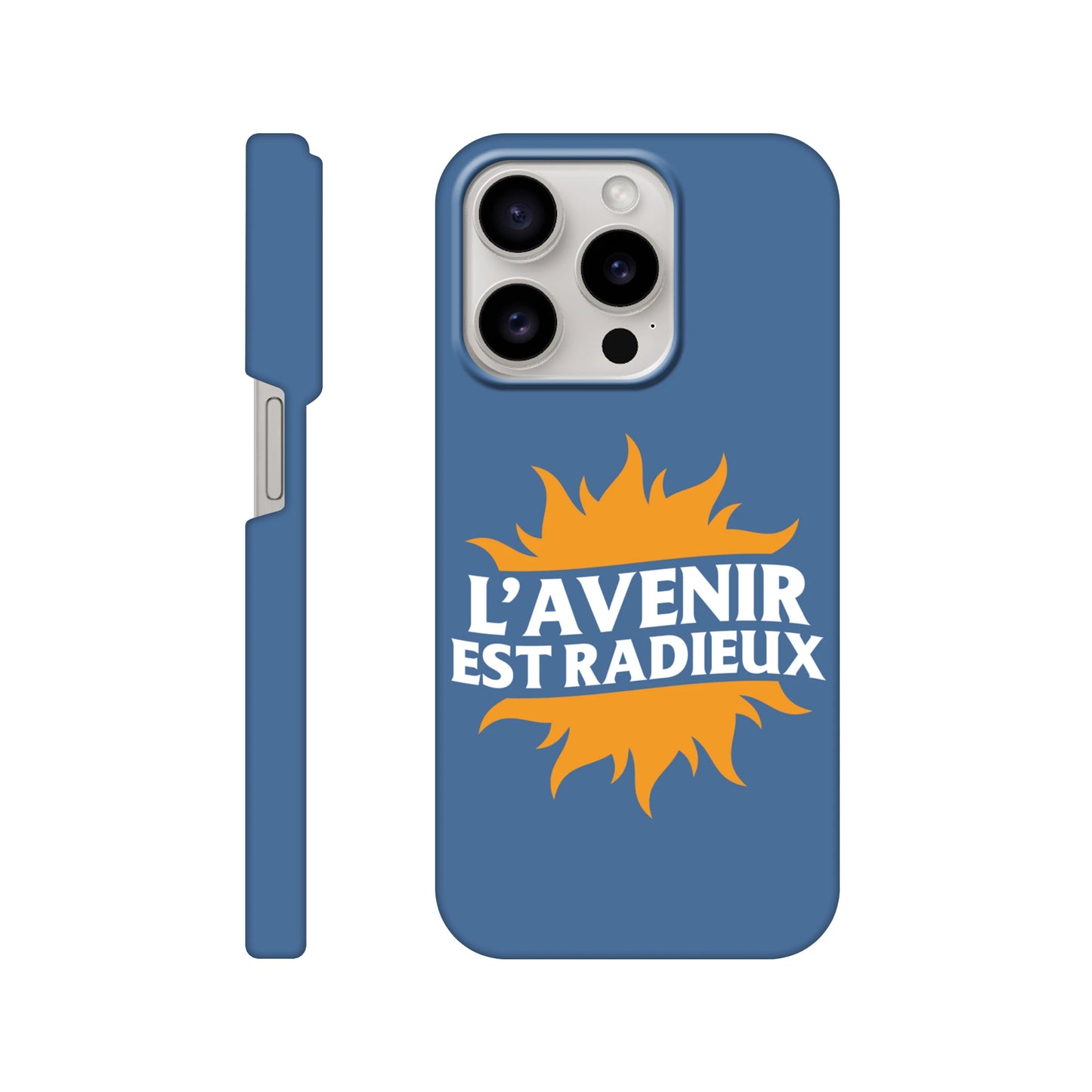Coque iPhone chrétienne Slim « L’Avenir est Radieux »