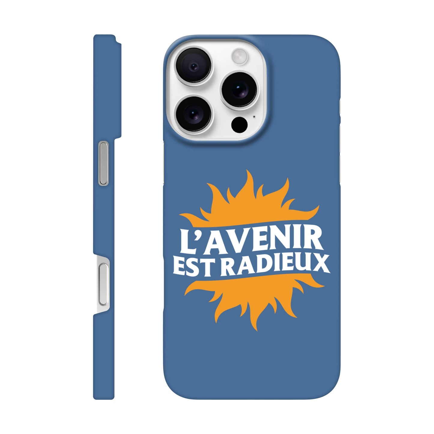 Coque iPhone chrétienne Slim « L’Avenir est Radieux »