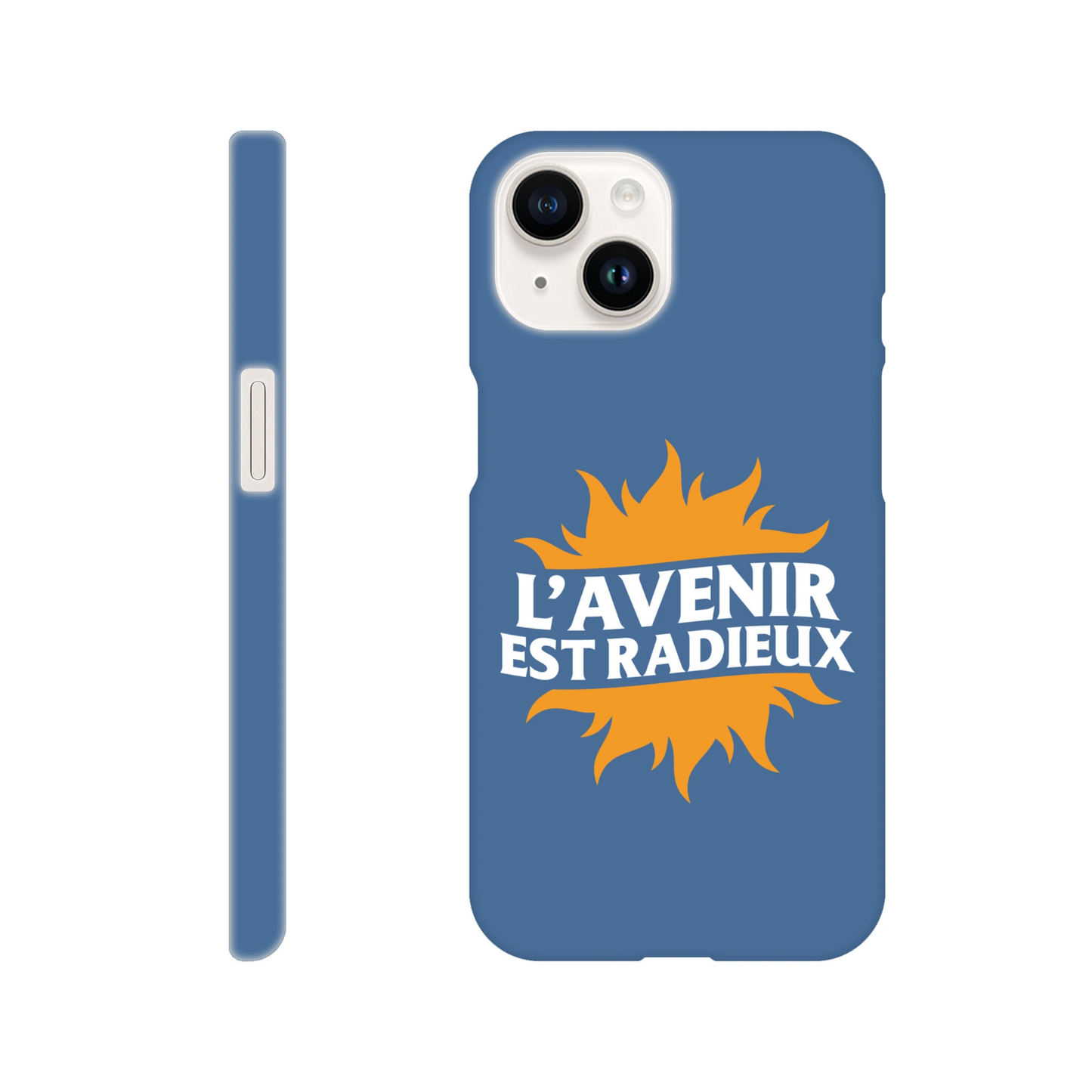 Coque iPhone chrétienne Slim « L’Avenir est Radieux »