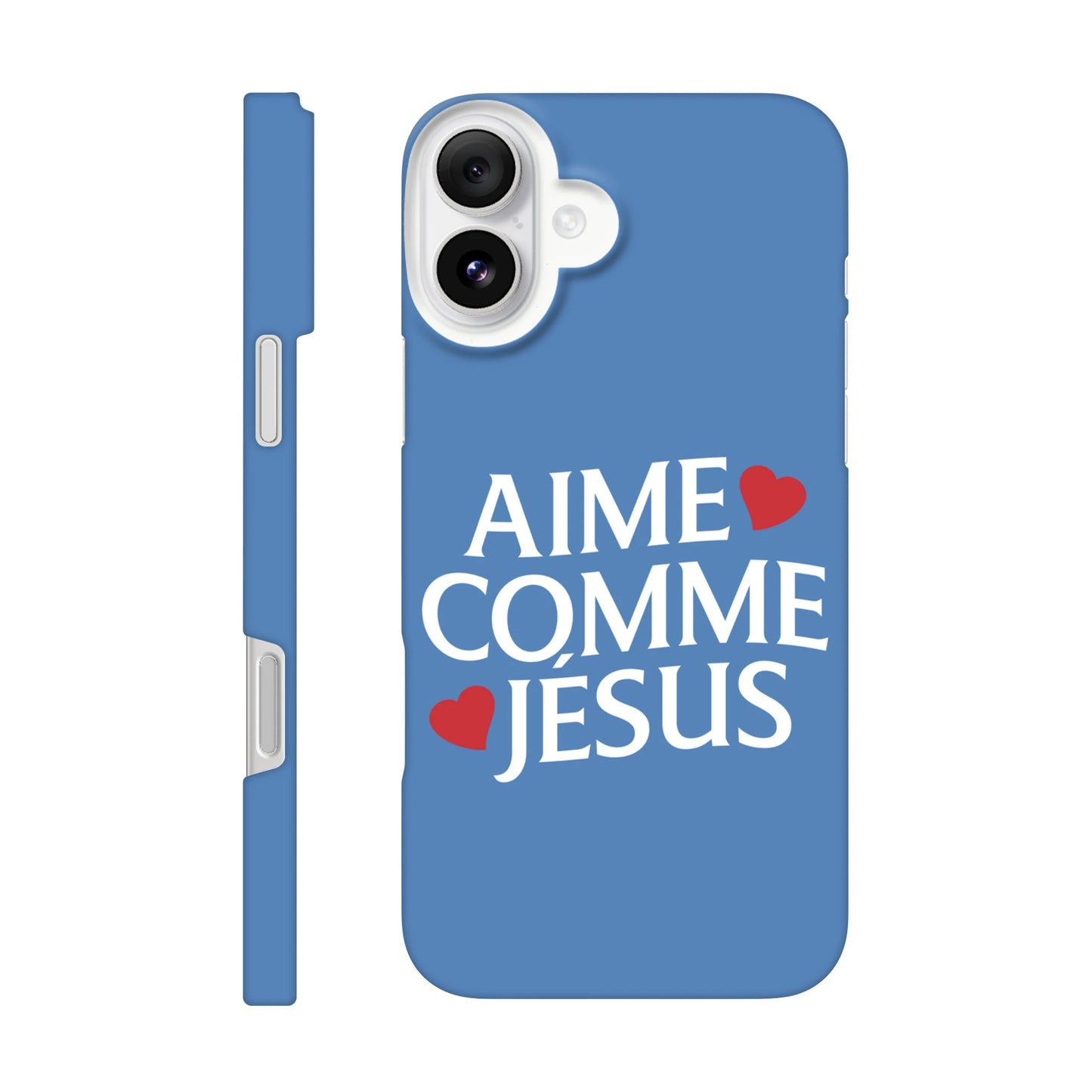 Coque iPhone chrétienne Slim « Aime comme Jésus »