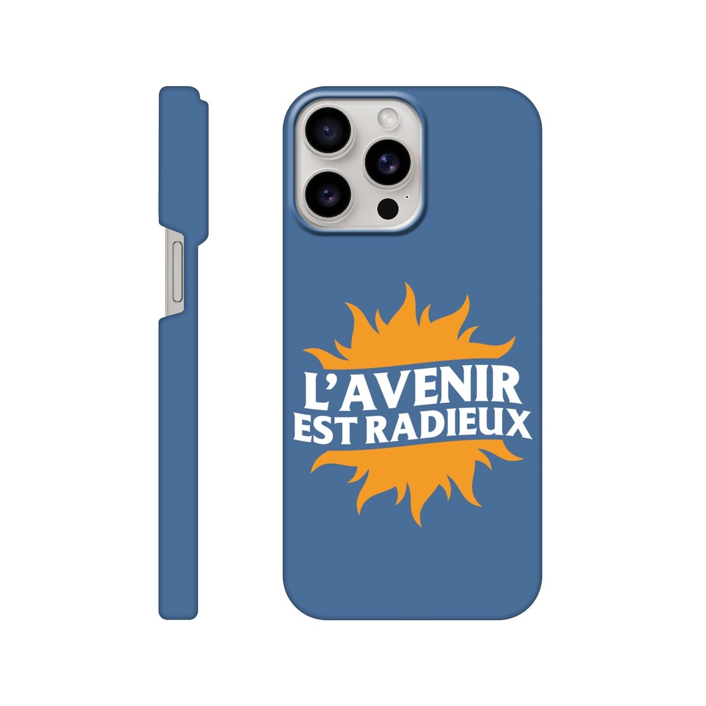 Coque iPhone chrétienne Slim « L’Avenir est Radieux »