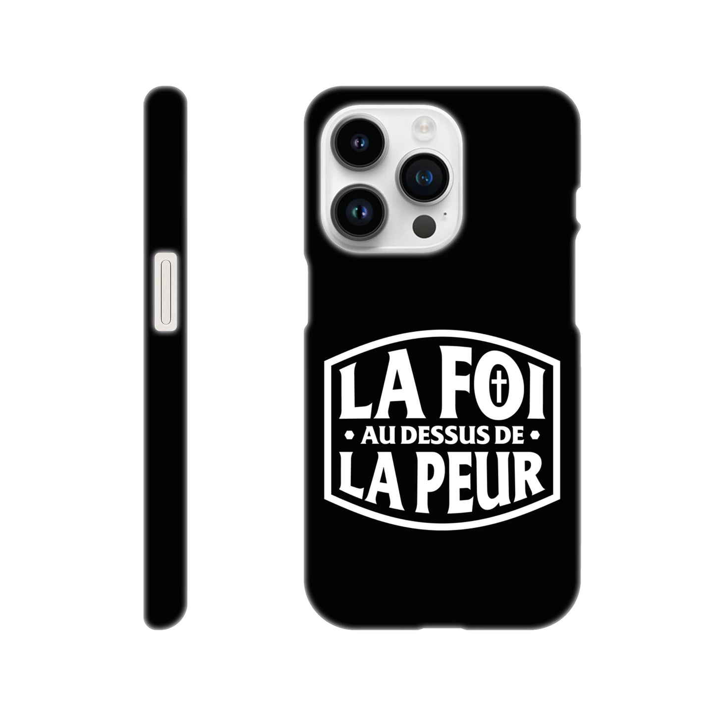 Coque iPhone chrétienne Slim « 2 Timothée 1:7 »