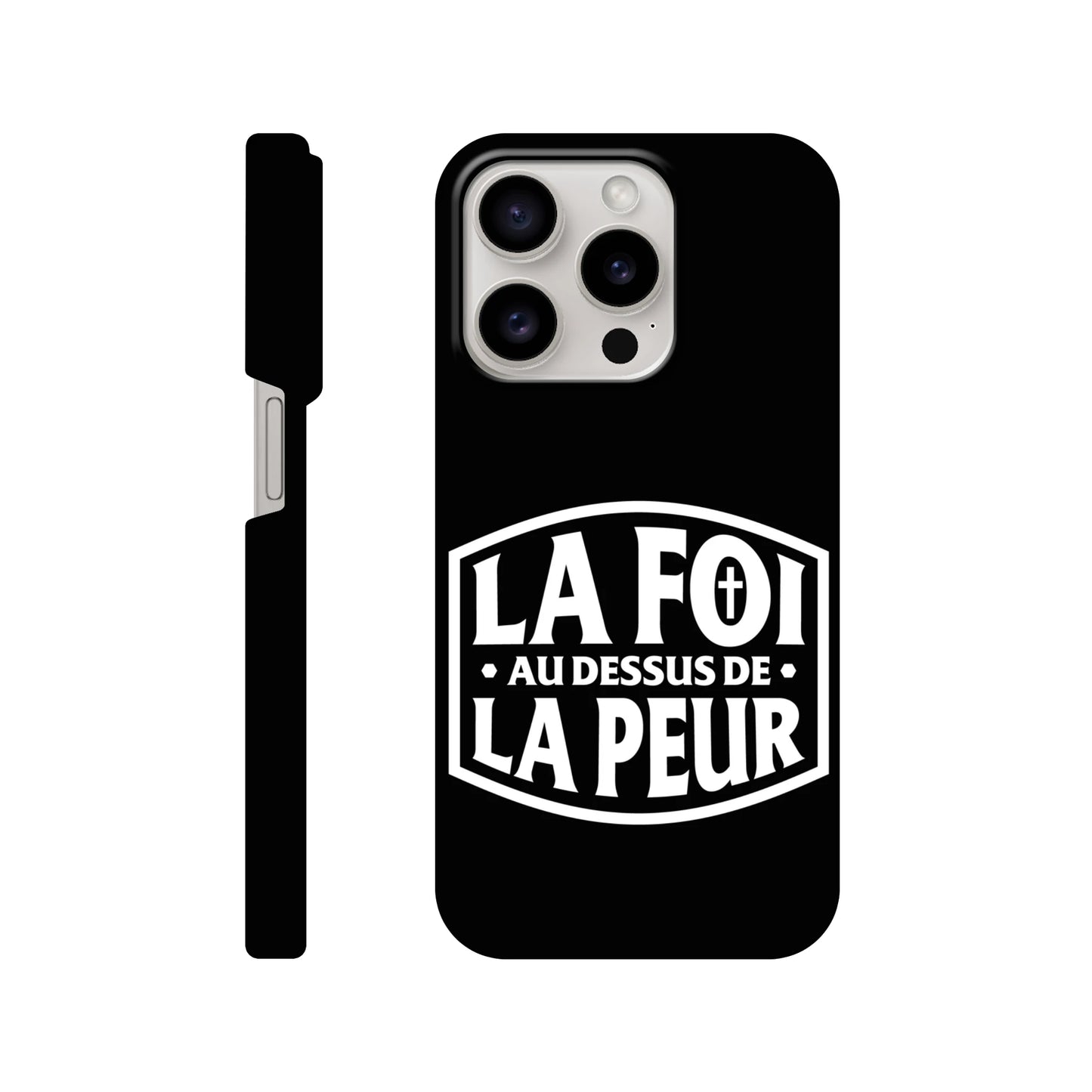 Coque iPhone chrétienne Slim « 2 Timothée 1:7 »