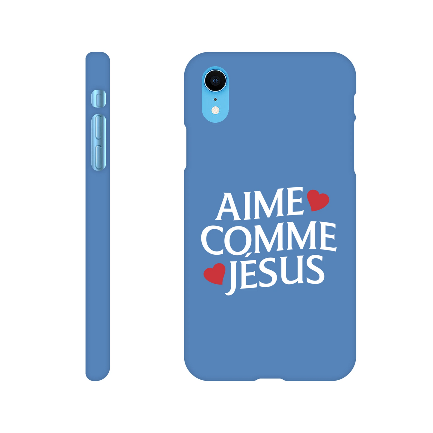 Coque iPhone chrétienne Slim « Aime comme Jésus »