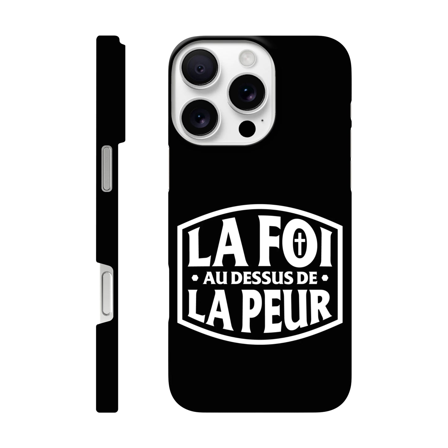 Coque iPhone chrétienne Slim « 2 Timothée 1:7 »