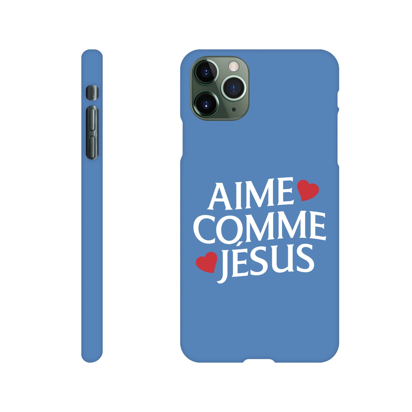 Coque iPhone chrétienne Slim « Aime comme Jésus »