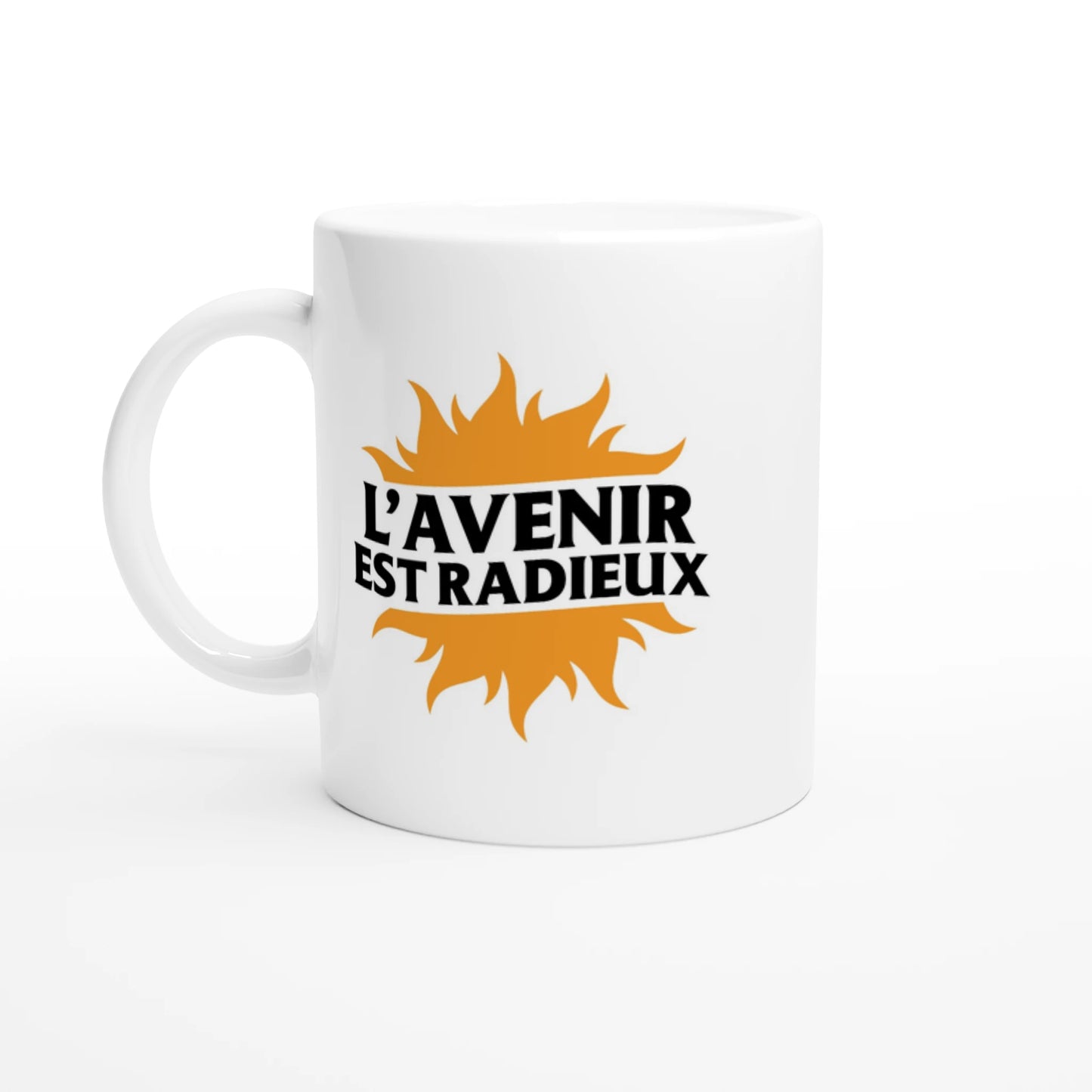 Mug chrétien « L’Avenir est Radieux » présentation