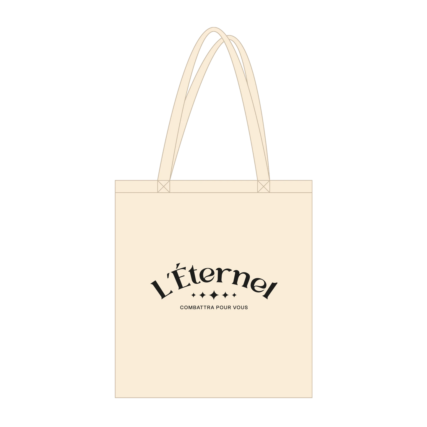 Tote bag chrétien en coton bio « Deutéronome 3:2 » zoom