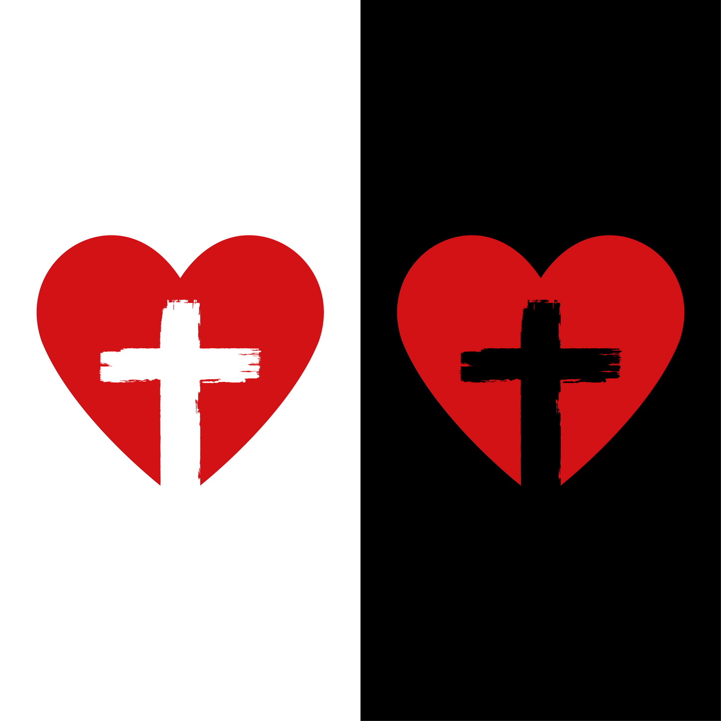 Zoom visuel Sweat-shirt chrétien en coton bio « Sacré-Cœur »