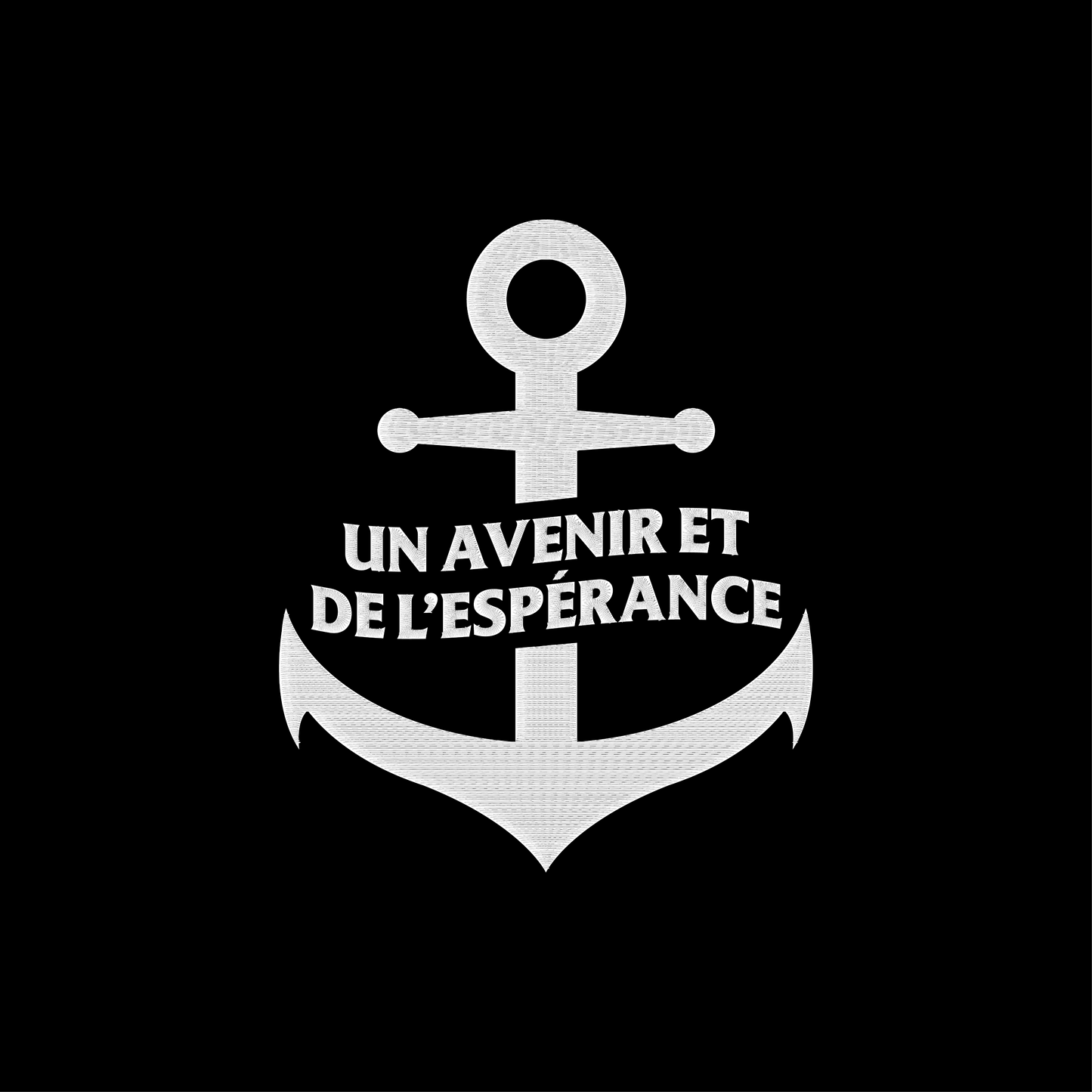 Zoom visuel Sweat-shirt chrétien homme brodé « Jérémie 29:11 »
