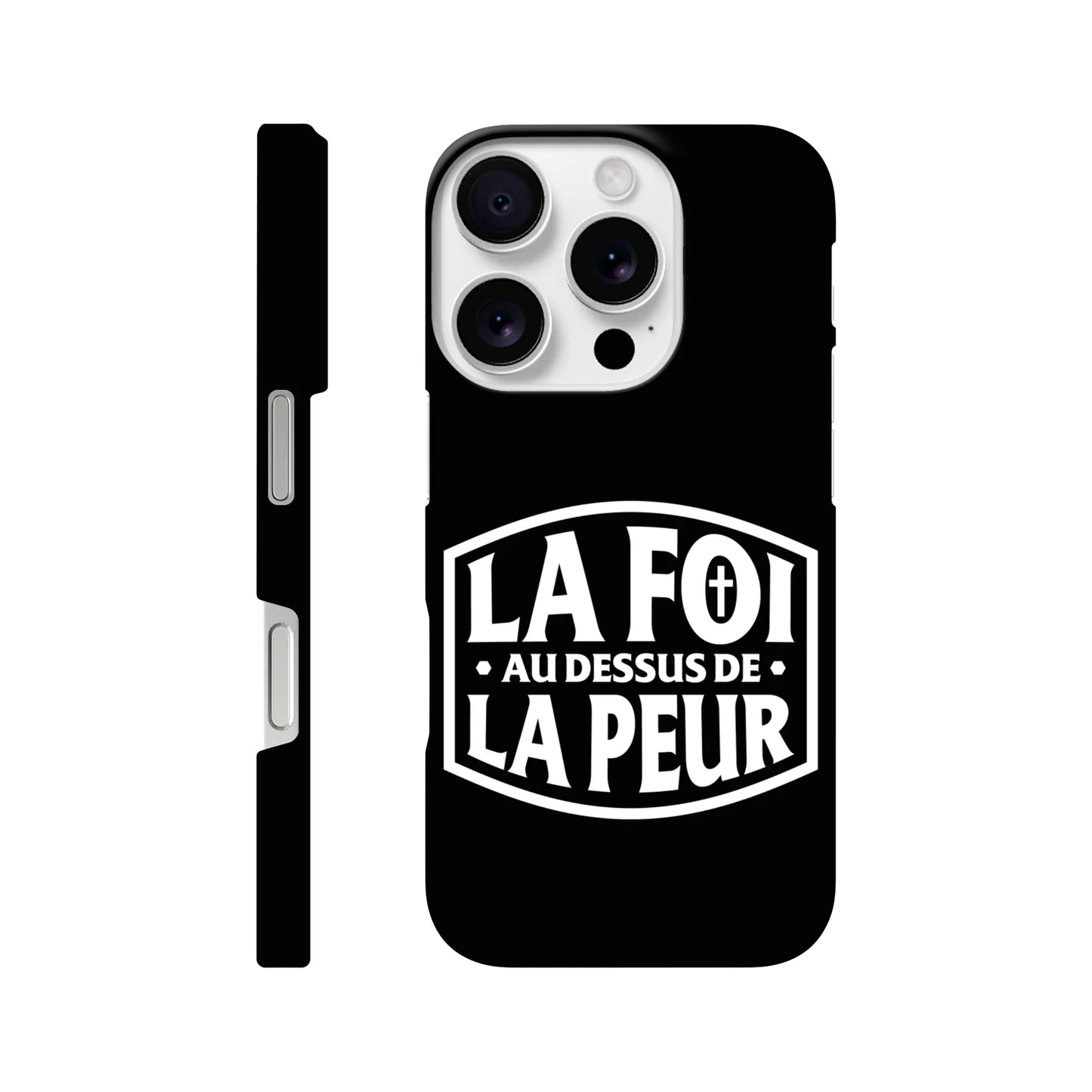 Coque iPhone chrétienne Slim « 2 Timothée 1:7 »