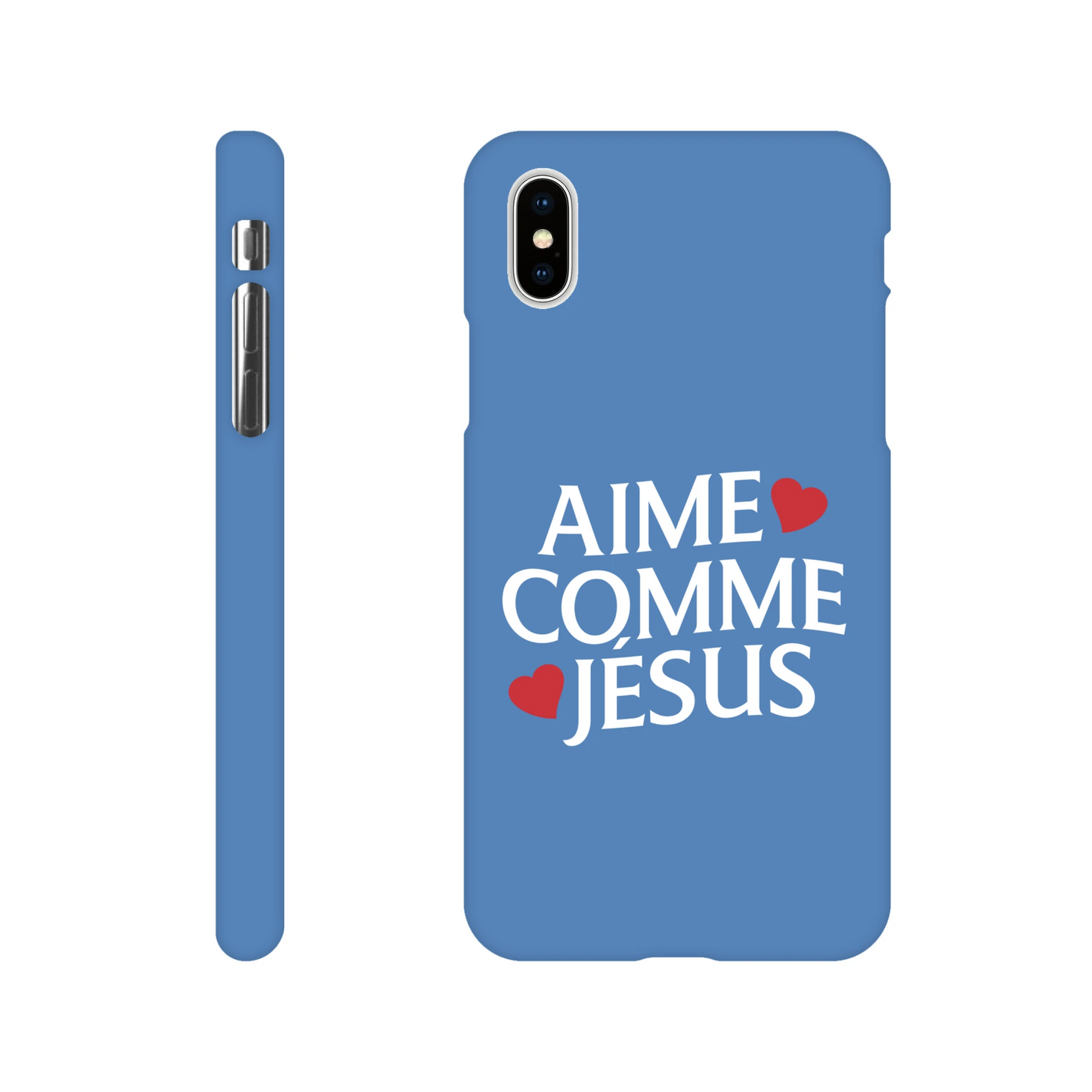 Coque iPhone chrétienne Slim « Aime comme Jésus »