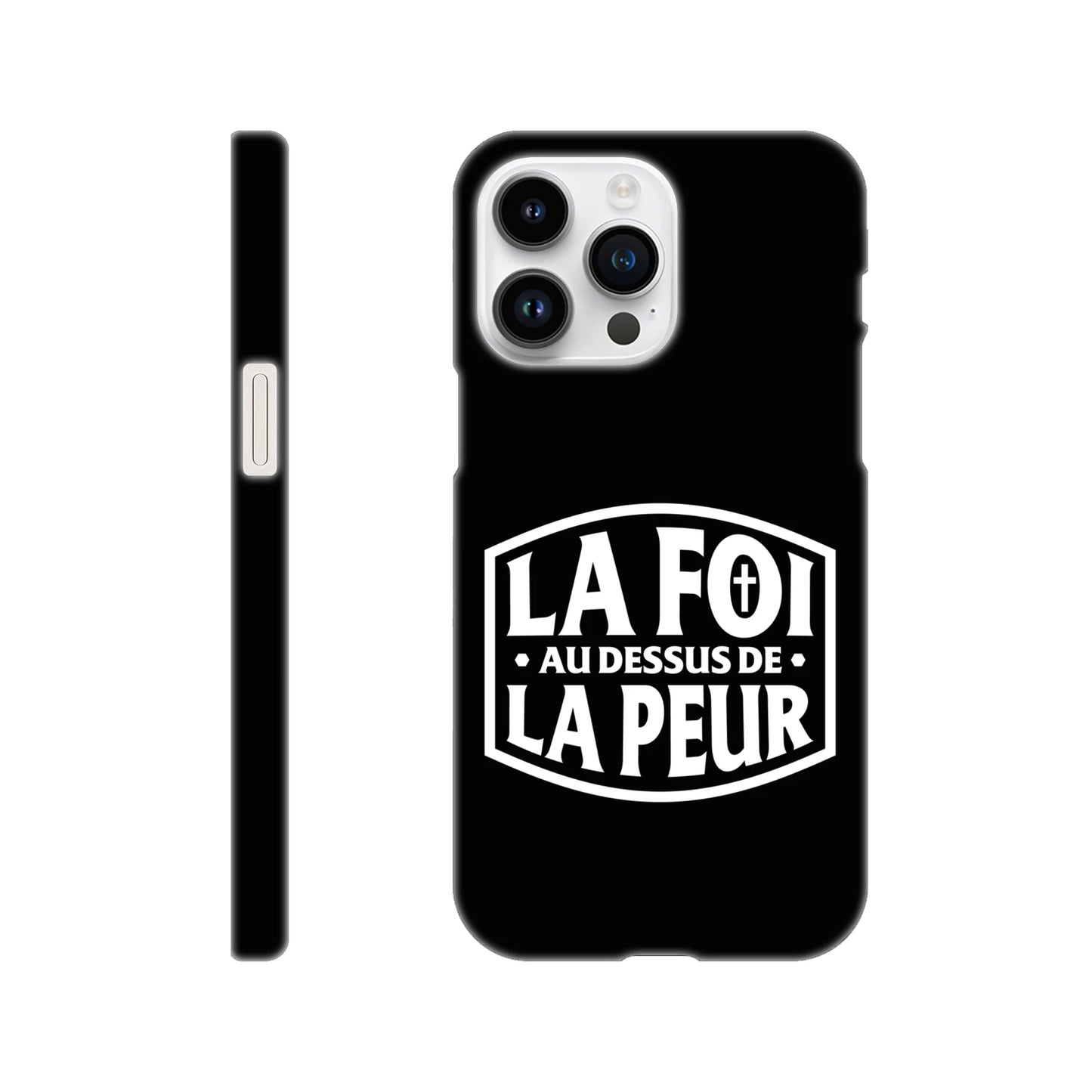 Coque iPhone chrétienne Slim « 2 Timothée 1:7 »
