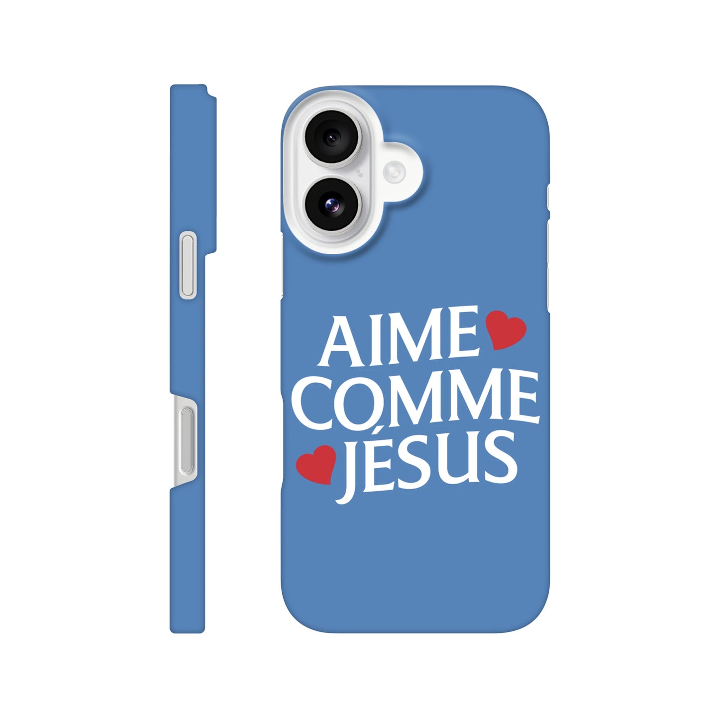 Coque iPhone chrétienne Slim « Aime comme Jésus »