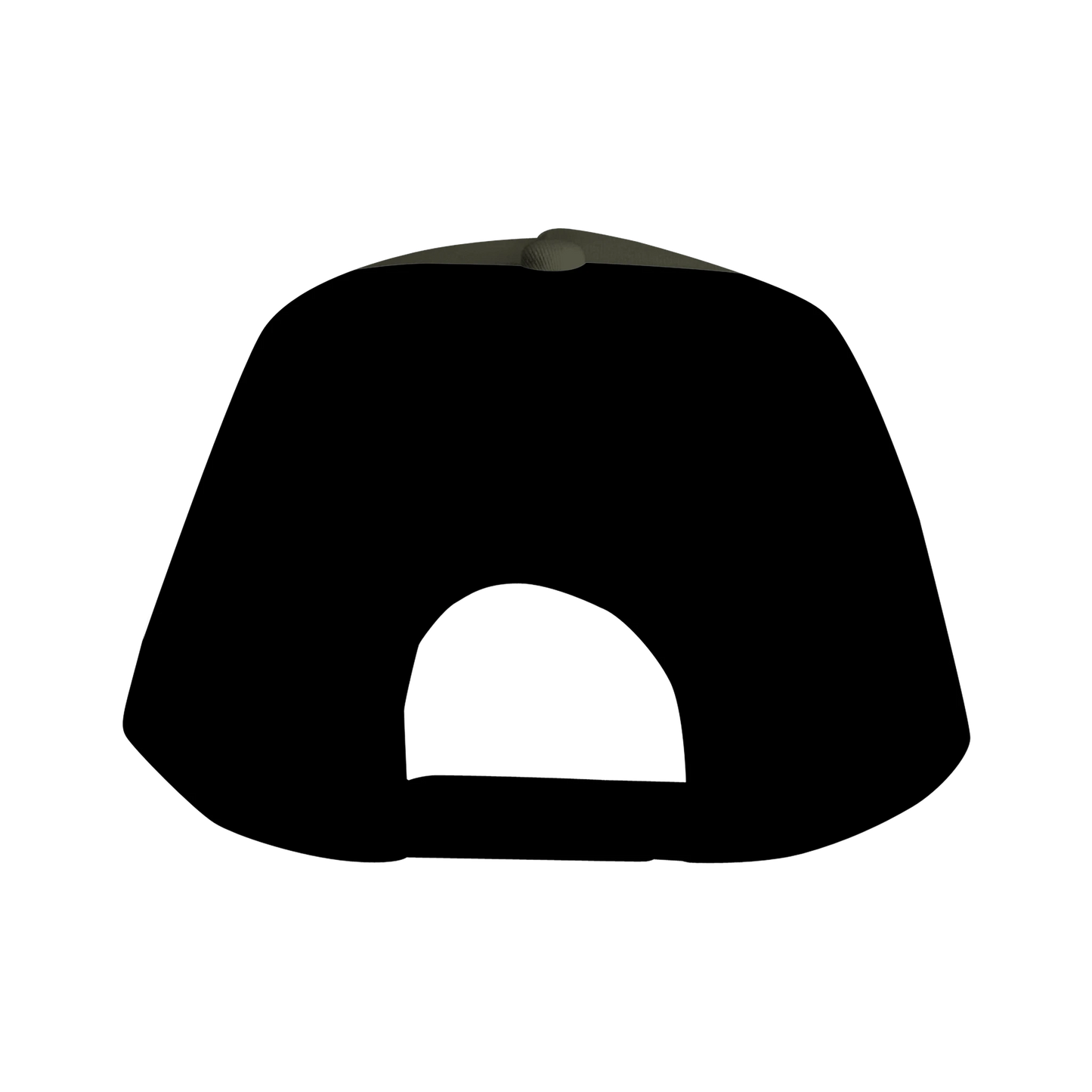 Casquette chrétienne Trucker Snapback « YHWH » Olive et noir face arrière