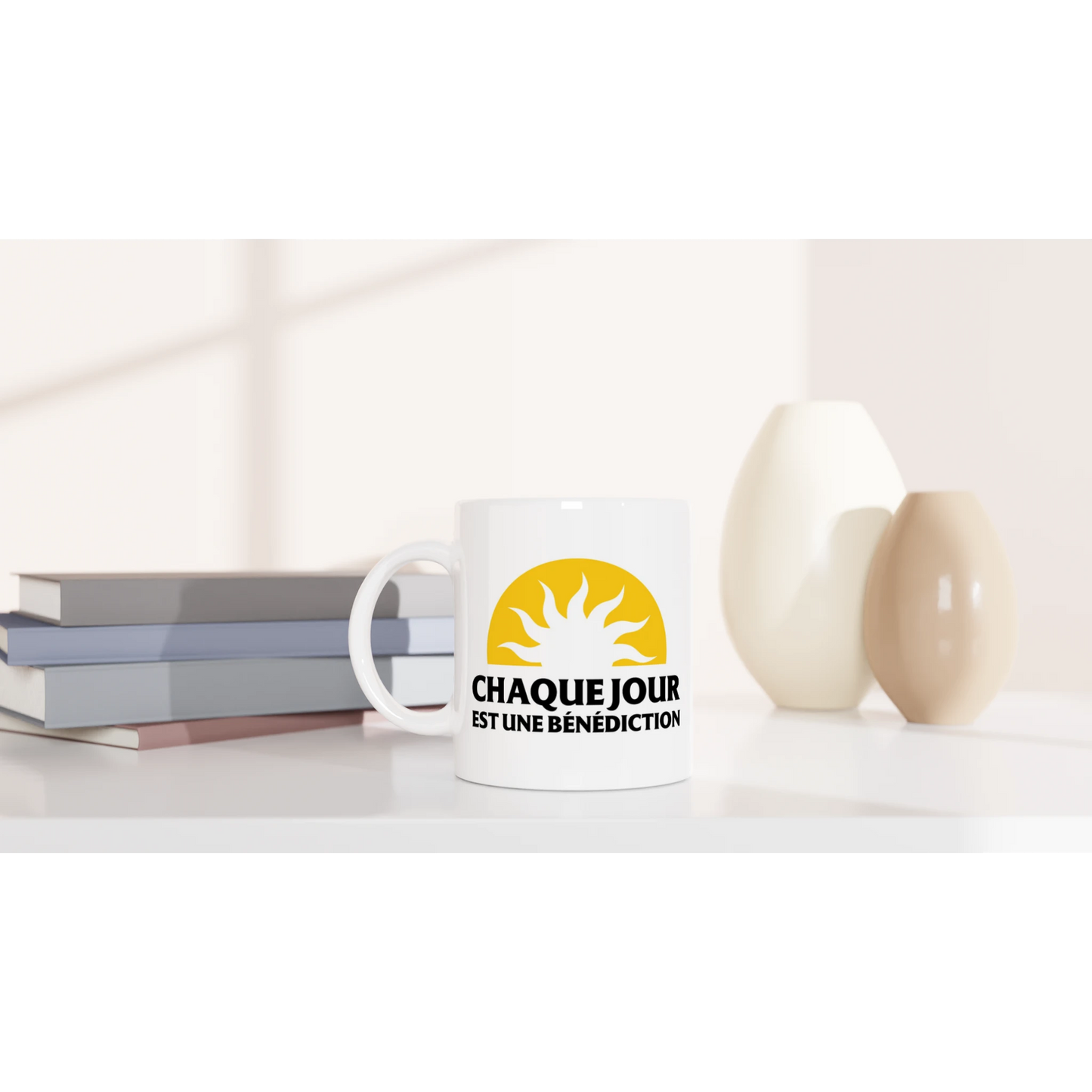 Mug chrétien « Chaque jour est une bénédiction » bureau