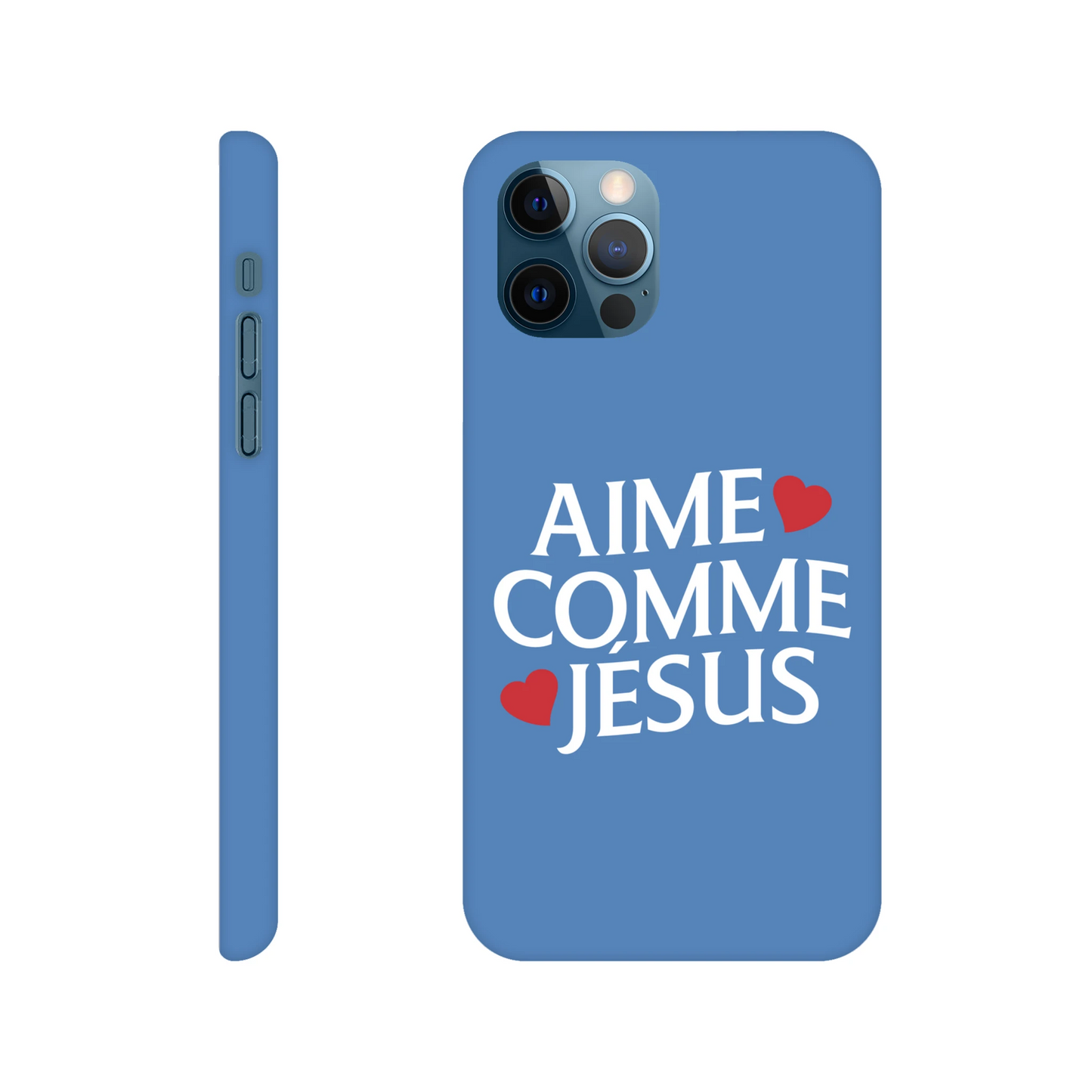 Coque iPhone chrétienne Slim « Aime comme Jésus »