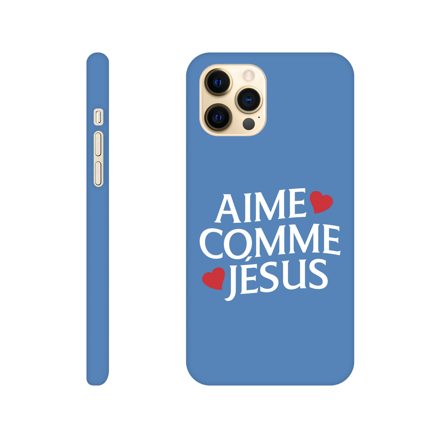 Coque iPhone chrétienne Slim « Aime comme Jésus »