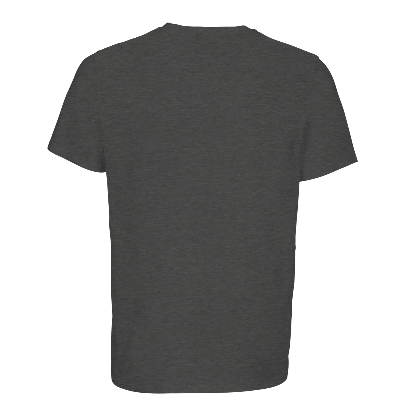 T-shirt chrétien femme en coton bio « Matthieu 6:26 » gris chiné dos