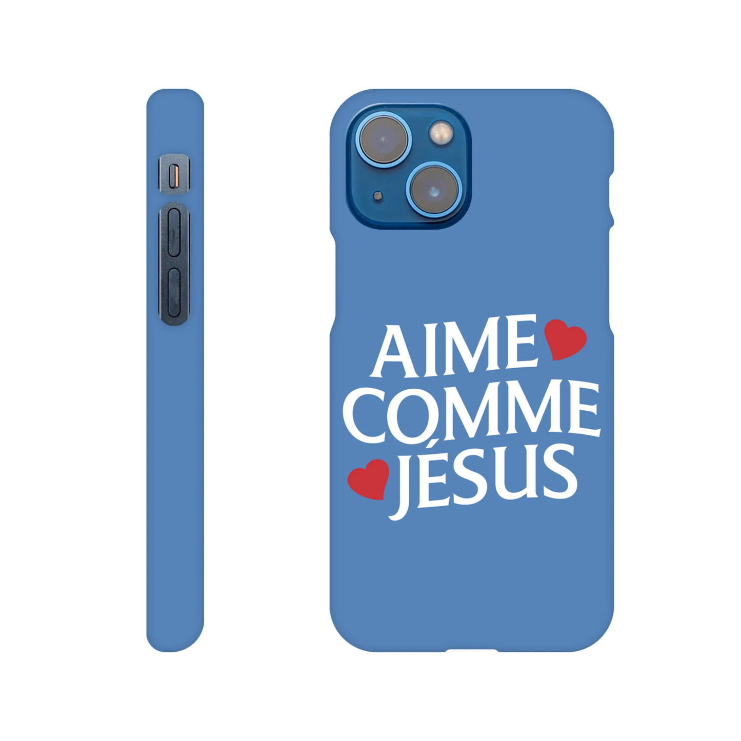 Coque iPhone chrétienne Slim « Aime comme Jésus »