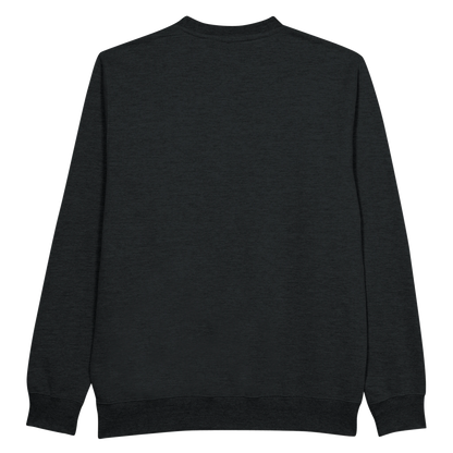 Sweat-shirt chrétien femme brodé « Ichthus » noir dos
