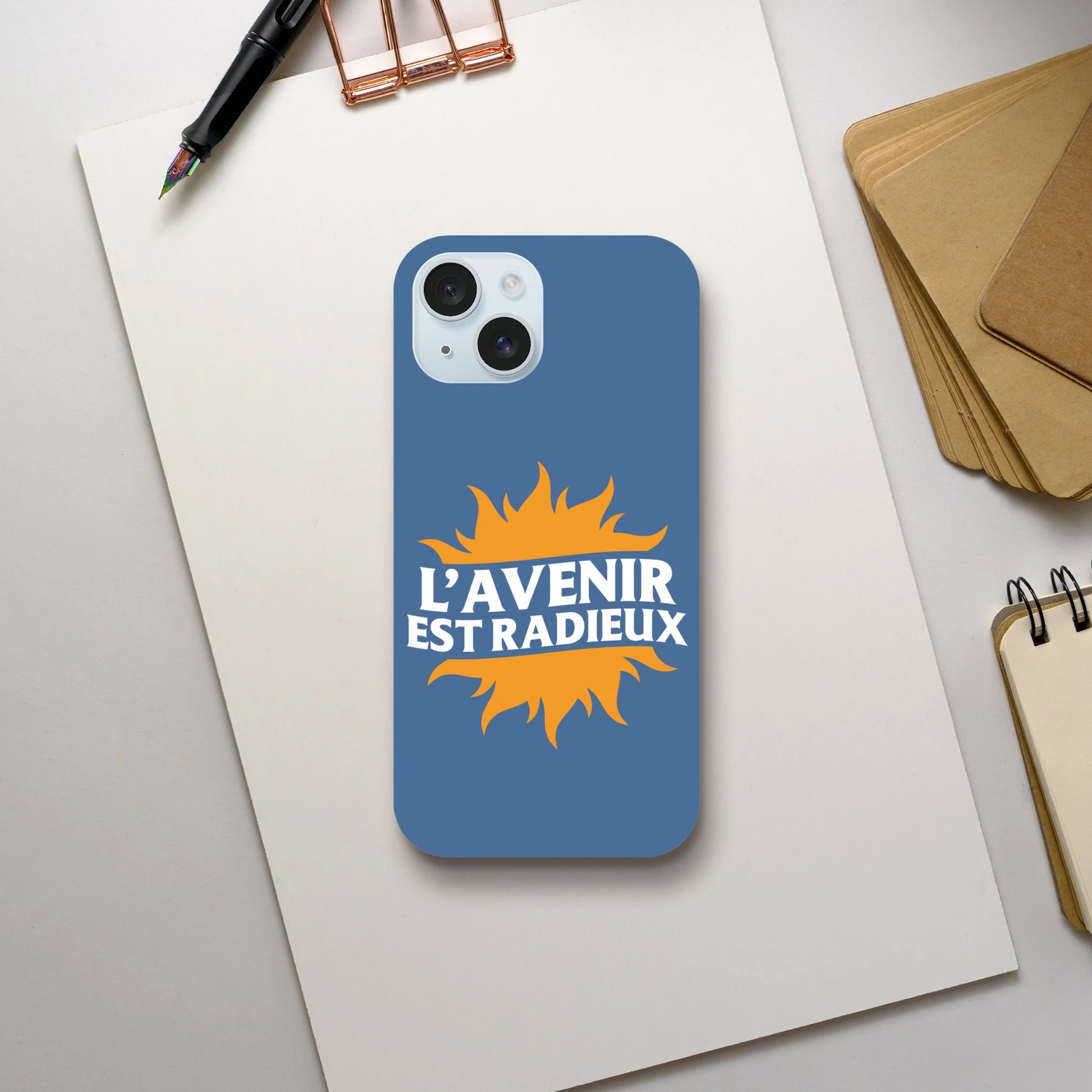 Visuel Coque iPhone chrétienne Slim « L’Avenir est Radieux »