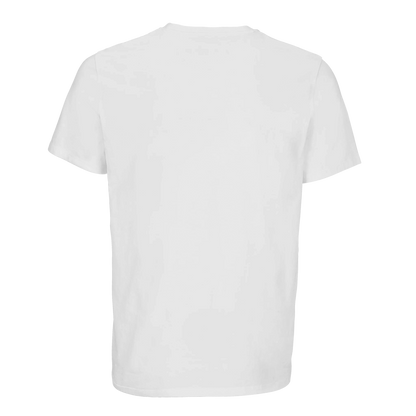 T-shirt chrétien femme en coton bio « Actes 1:8 » blanc dos