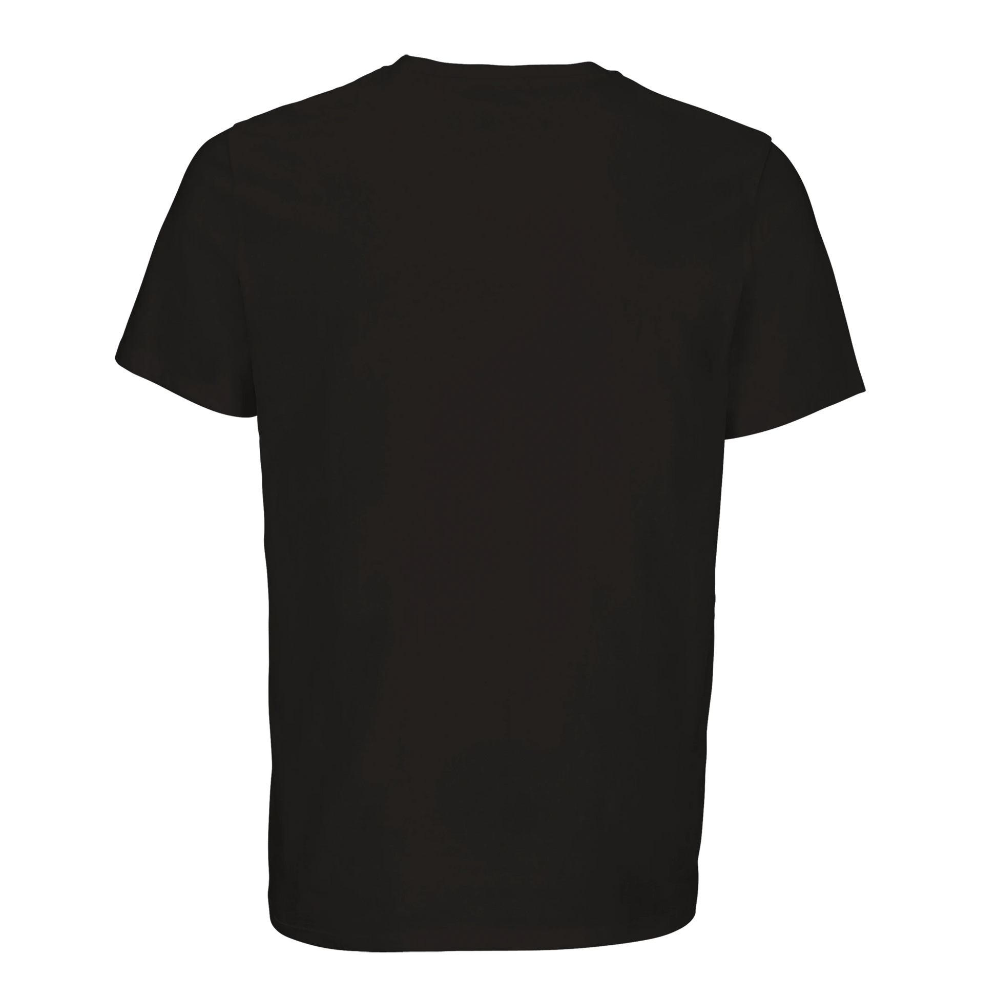 T-shirt chrétien femme en coton bio « YHWH » noir dos