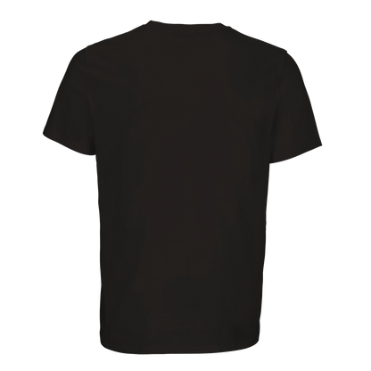 T-shirt chrétien femme en coton bio « YHWH » noir dos