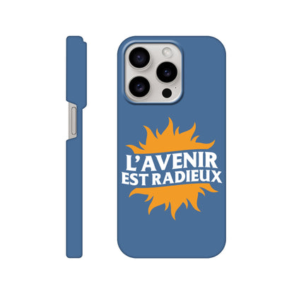Coque iPhone chrétienne Slim « L’Avenir est Radieux »