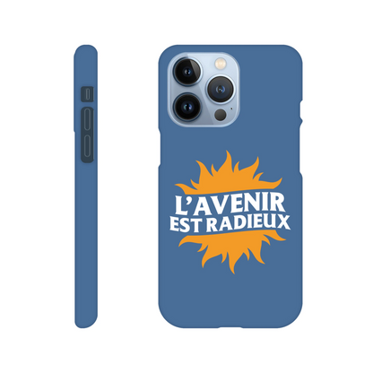 Coque iPhone chrétienne Slim « L’Avenir est Radieux »