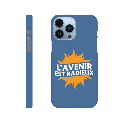 Coque iPhone chrétienne Slim « L’Avenir est Radieux »