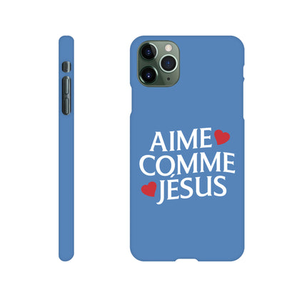 Coque iPhone chrétienne Slim « Aime comme Jésus »