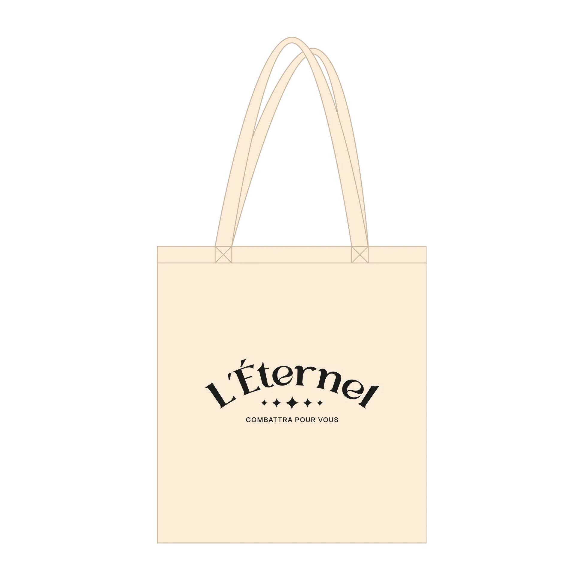 Tote bag chrétien en coton bio « Deutéronome 3:2 » zoom