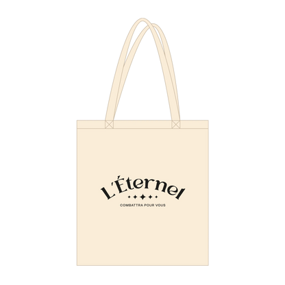 Tote bag chrétien en coton bio « Deutéronome 3:2 » zoom