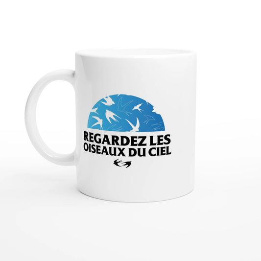 Mug chrétien « Matthieu 6:26 » présentation