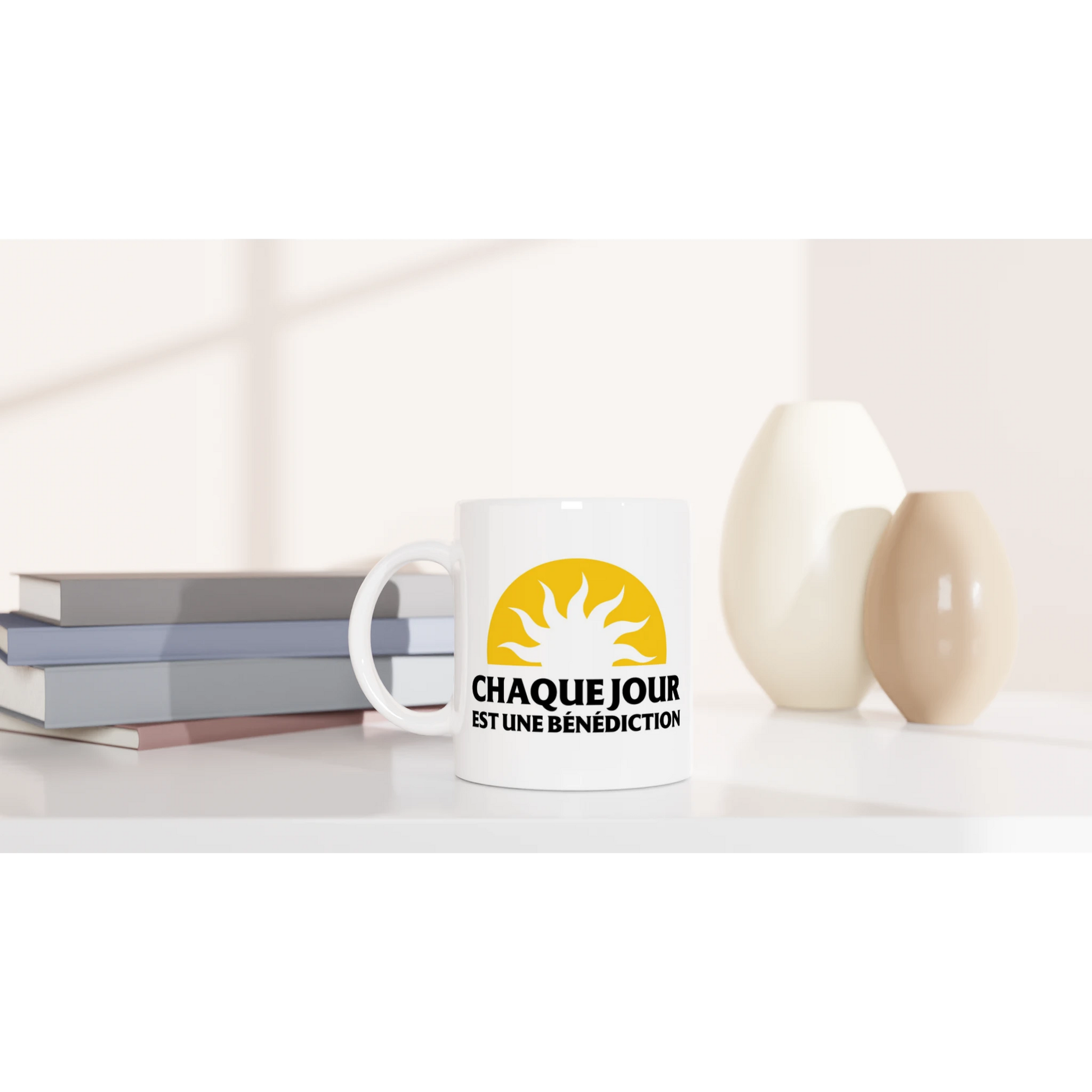 Mug chrétien « Chaque jour est une bénédiction » bureau