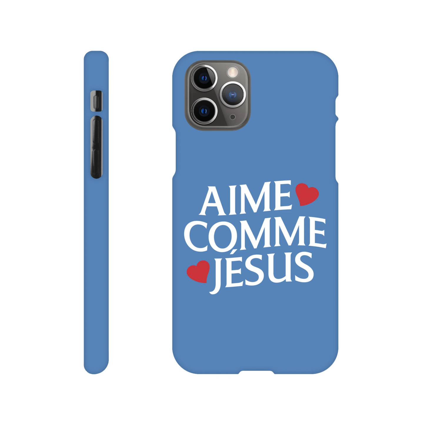 Coque iPhone chrétienne Slim « Aime comme Jésus »