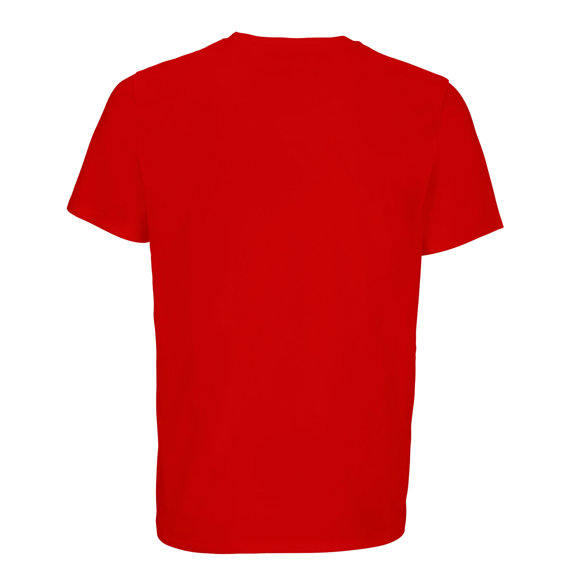 T-shirt chrétien femme en coton bio « Deutéronome 3:22 » rouge dos